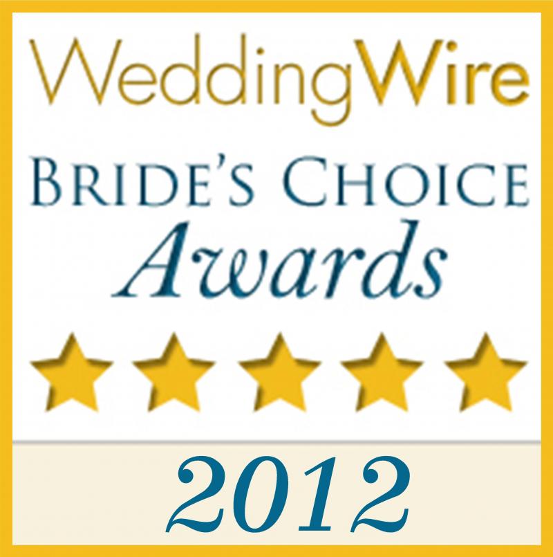 2012 Wedding Wire Brides' Choice Award