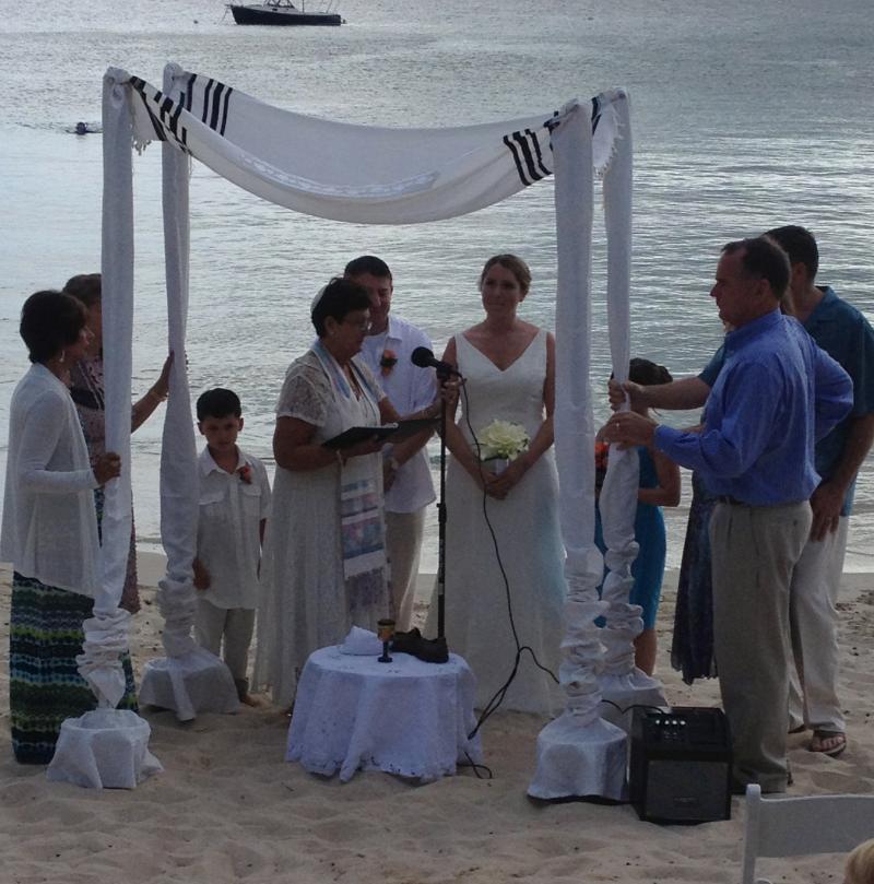 5-20-13 Wedding of Kristine and Noah Joseph on Secret Harbor Beach