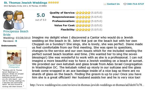 Wedding Wire review from Susan and Tom